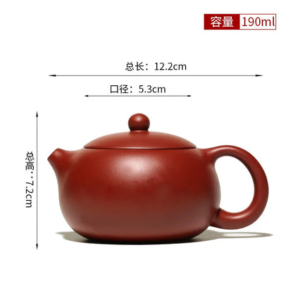 Yixing tea pot purple clay Xishi teapot beauty kettle Raw ore Handmade Tea set authentic Tie Guanyin Puer 188 ball hole filter
