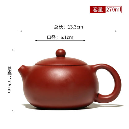 Yixing tea pot purple clay Xishi teapot beauty kettle Raw ore Handmade Tea set authentic Tie Guanyin Puer 188 ball hole filter