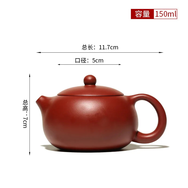Yixing tea pot purple clay Xishi teapot beauty kettle Raw ore Handmade Tea set authentic Tie Guanyin Puer 188 ball hole filter