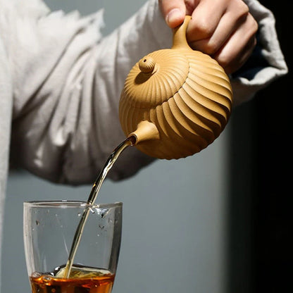Yixing-teteras de púrpura china, infusor té filtro de barro de sección hervidor de belleza hecho a mano, de Zisha, 210ml