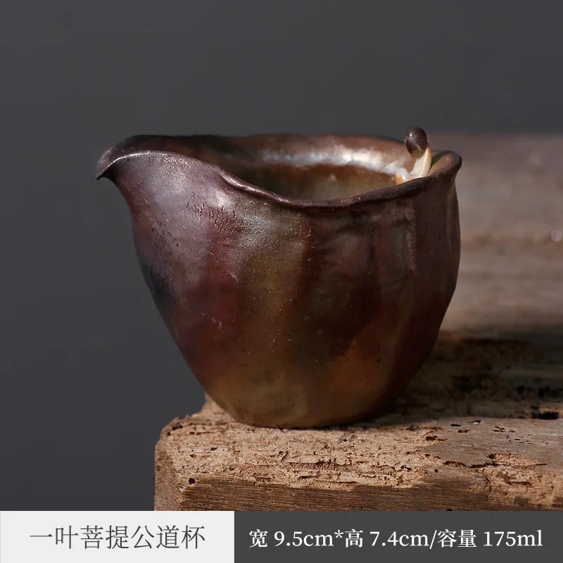 Yiye Bodhi Stoneware Firewood Aquarius Pot Pot Single Teapot Ceramic Retro Anti-Scald Tureen Handmade Teapot