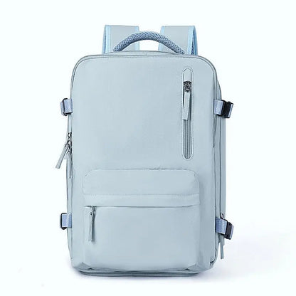 Youth women's Travel Backpack Business Fashion USB Charge Large Outdoor School Knapsack Independent Shoe Laptop Bag 2023
