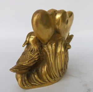 Yuanyang Home Furnishing copper decorative double heart decoration crafts