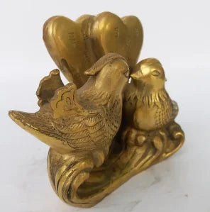 Yuanyang Home Furnishing copper decorative double heart decoration crafts