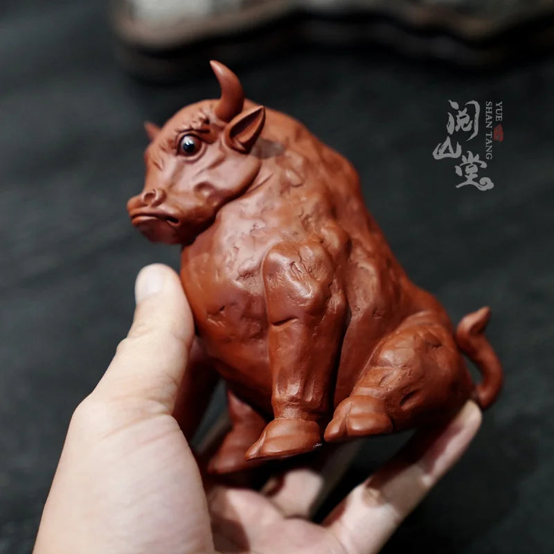 Yueshan Hall | Bullish Original yixing clay Tea Table Purplue Sand Tea Pet Ornaments All Handmade