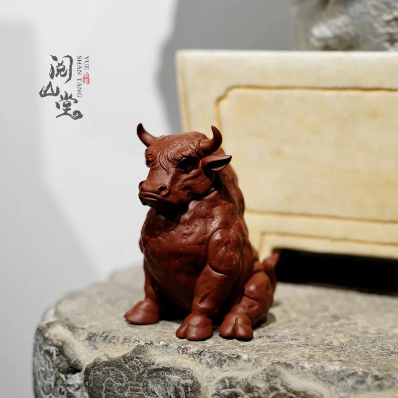 Yueshan Hall | Bullish Original yixing clay Tea Table Purplue Sand Tea Pet Ornaments All Handmade