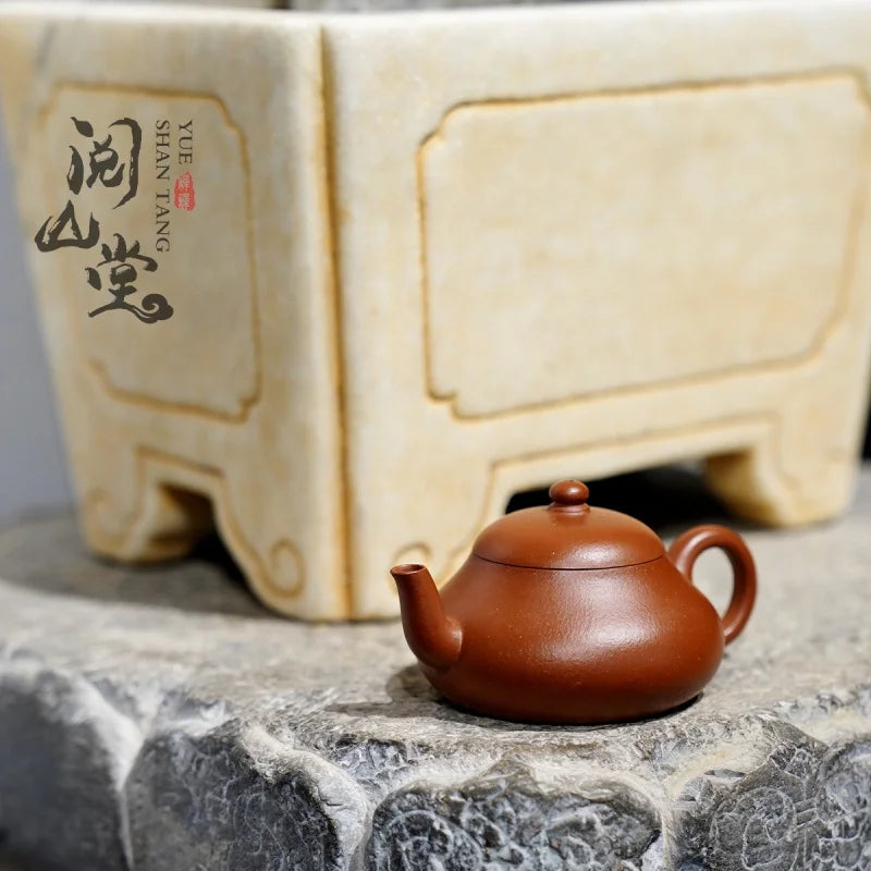 Yueshan Hall | Copy Junde in Early Qing Dynasty Zhao Zhuang Lao Zhu Clay Player Level Mud Material Sketch Lin Yin Handmade