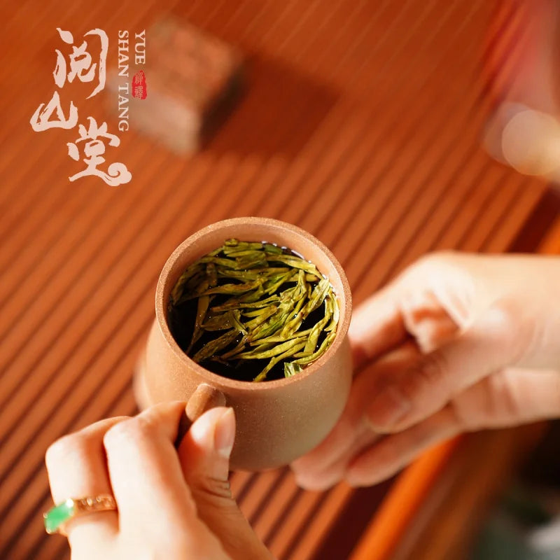 Yueshan Hall | Dan Xin Cup Purple Sand Cup with Cover  Baoshan Descending Slope Mud Can Soak out Live Water Make Tea Sweet an