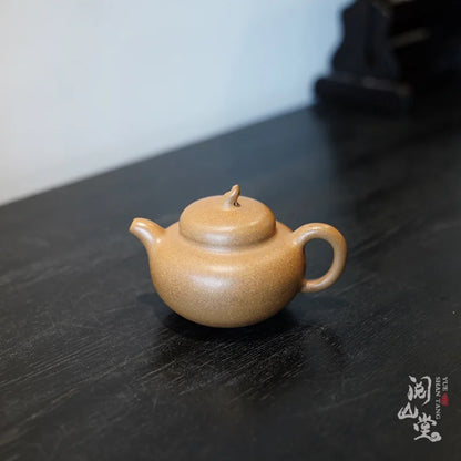 Yueshan Hall | Eggplant Segment Ultra High Temperature Gold Segment Mud Purple Clay Pot Qi Liyun All Handmade