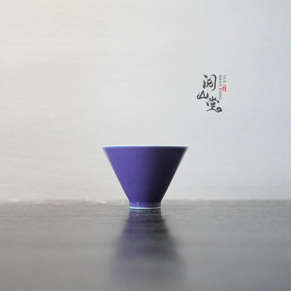 Yueshan Hall | Firewood Kiln Blue and White Master Cup Tea cup Collection Grade Wood Kiln Boutique Jingdezhen Handmade