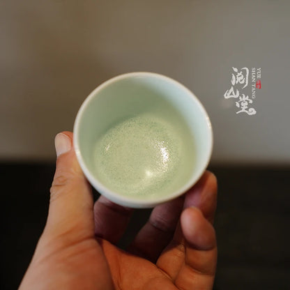 Yueshan Hall | Firewood Kiln Blue and White Master Cup Tea cup Collection Grade Wood Kiln Boutique Jingdezhen Handmade