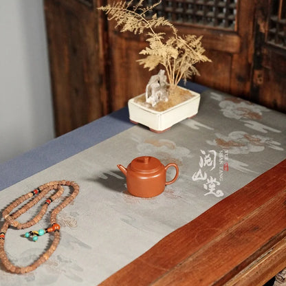 Yueshan Hall | Flat Lid Lotus Seed Zhao Zhuang1No. 80Time Zhao Zhuang Old Zhu Clay Antique Famous Handmade