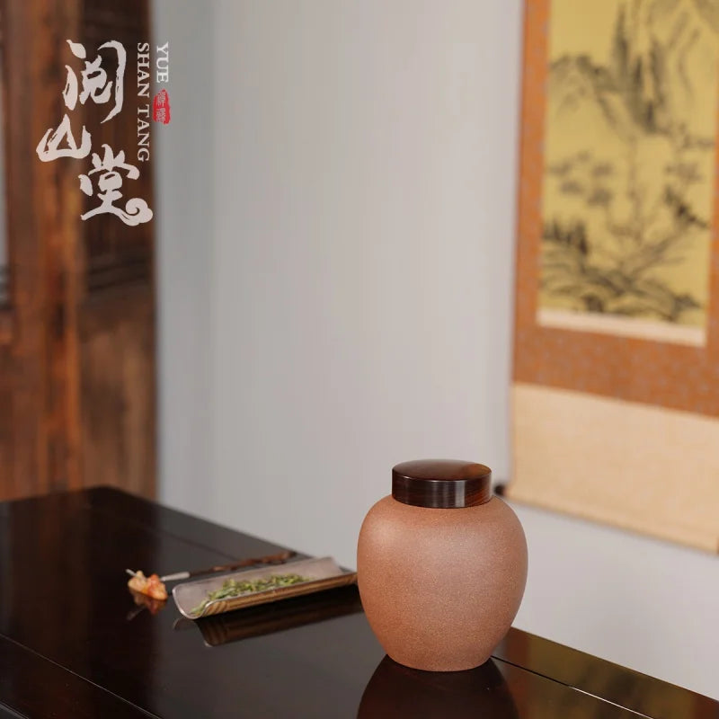 Yueshan Hall | Forget Machine Imitation of Ming Dynasty Mud High-End Tea Pot  Pure Ancient Manual Clay Jinyu Handmade