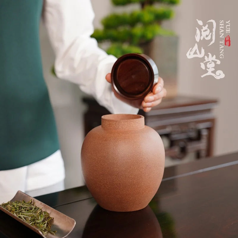 Yueshan Hall | Forget Machine Imitation of Ming Dynasty Mud High-End Tea Pot  Pure Ancient Manual Clay Jinyu Handmade