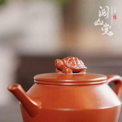 Yueshan Hall | Fujia World Raw Ore Small Coal Kiln Cinnabar Sand Linggui Button Qin Xun Handmade