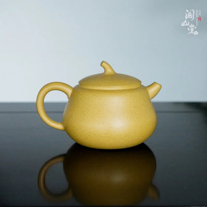 Yueshan Hall Gourd Golden Sesame Segment Cloud Sand Style National Worker Supervision Fluke Small Purple Clay Pot
