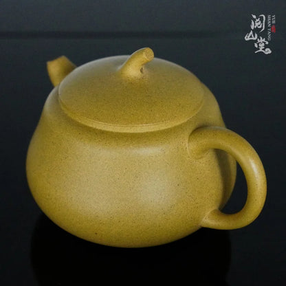Yueshan Hall Gourd Golden Sesame Segment Cloud Sand Style National Worker Supervision Fluke Small Purple Clay Pot