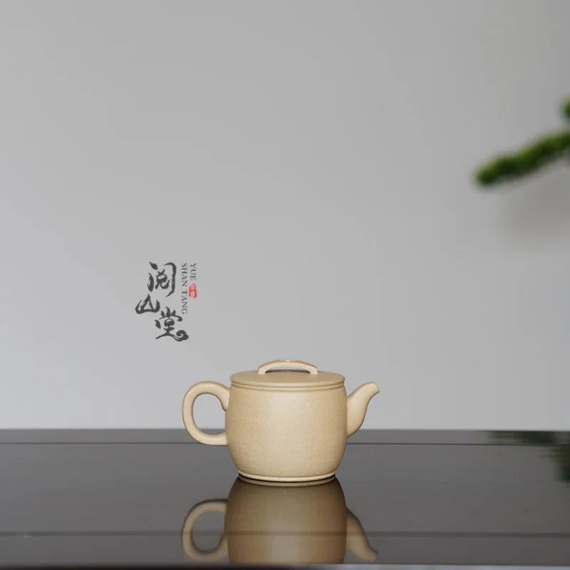 Yueshan Hall | Hanwa High Temperature Benshan Green Small Purple Clay Pot Qi Liyun All Handmade