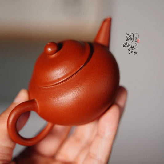 Yueshan Hall | In the 1980 S, Zisha No. 1 Factory Red Mud Teapot No. 1 Factory Representative Red Mud Factory Pot Old Pot