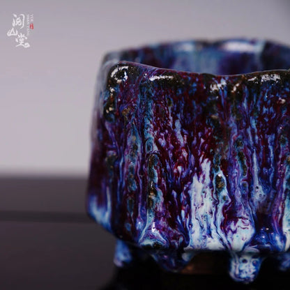 Yueshan Hall | No Phase Lava Master Cup Master of Fujian Province High Temperature Wood Kiln Early Simplicity Nature Tea cup