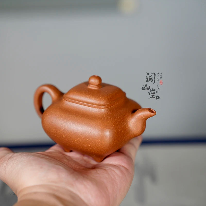 Yueshan Hall | Oven Pot High Temperature Descending Slope Mud Small Purple Clay Pot Wenxin All Handmade