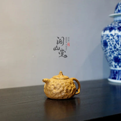 Yueshan Hall | Pumpkin for Spring Raw Ore Gold Segment Mud Purple Clay Pot Gongchun pot Tree Galls Pot Handmade