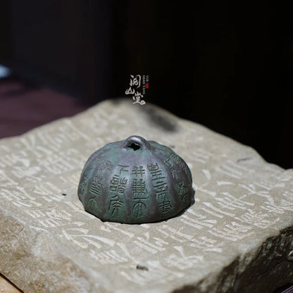 Yueshan Hall | Qin Quan Cover Pre-Qin Ancient Rhyme Tea Ornaments Ornaments Shi Yiting Handmade