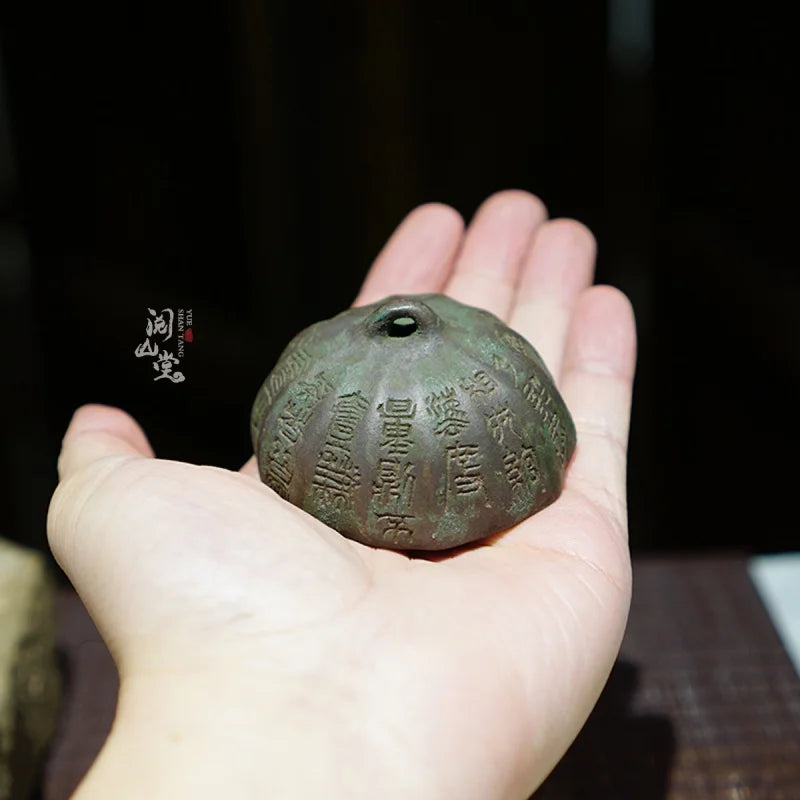 Yueshan Hall | Qin Quan Cover Pre-Qin Ancient Rhyme Tea Ornaments Ornaments Shi Yiting Handmade