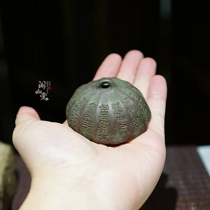 Yueshan Hall | Qin Quan Cover Pre-Qin Ancient Rhyme Tea Ornaments Ornaments Shi Yiting Handmade