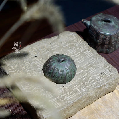 Yueshan Hall | Qin Quan Cover Pre-Qin Ancient Rhyme Tea Ornaments Ornaments Shi Yiting Handmade