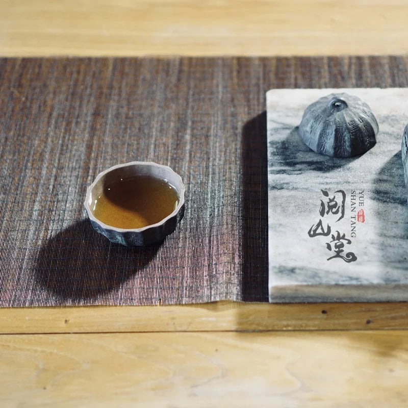 Yueshan Hall | Qin Quan Cup Pre-Qin Ancient Rhyme Master cup Tea cup Three Colors Mud Material Shi Yiting Handmade