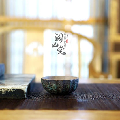 Yueshan Hall | Qin Quan Cup Pre-Qin Ancient Rhyme Master cup Tea cup Three Colors Mud Material Shi Yiting Handmade
