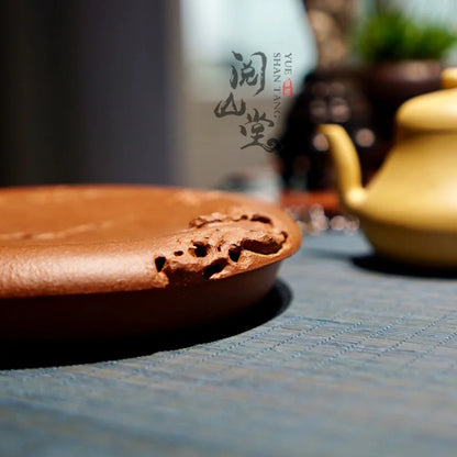Yueshan Hall | Smoke Cloud on Stone High-End Purple Clay Pot Bearing All Hand Descending slope mud