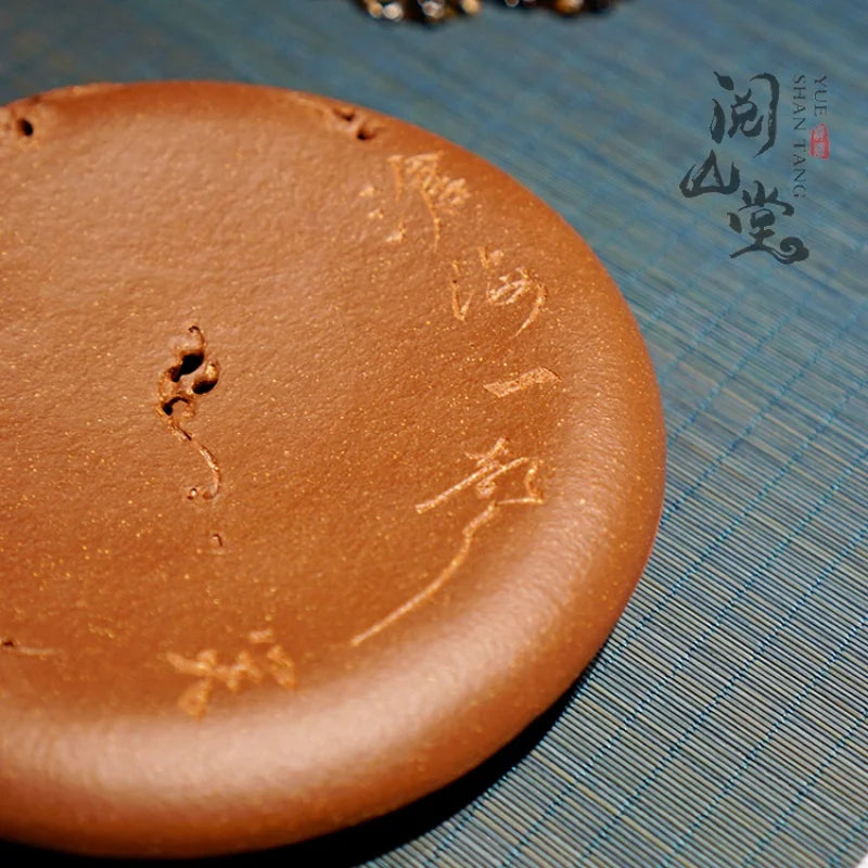 Yueshan Hall | Smoke Cloud on Stone High-End Purple Clay Pot Bearing All Hand Descending slope mud