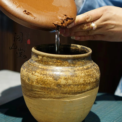 Yueshan Hall | Smoke Cloud on Stone High-End Purple Clay Pot Bearing All Hand Descending slope mud