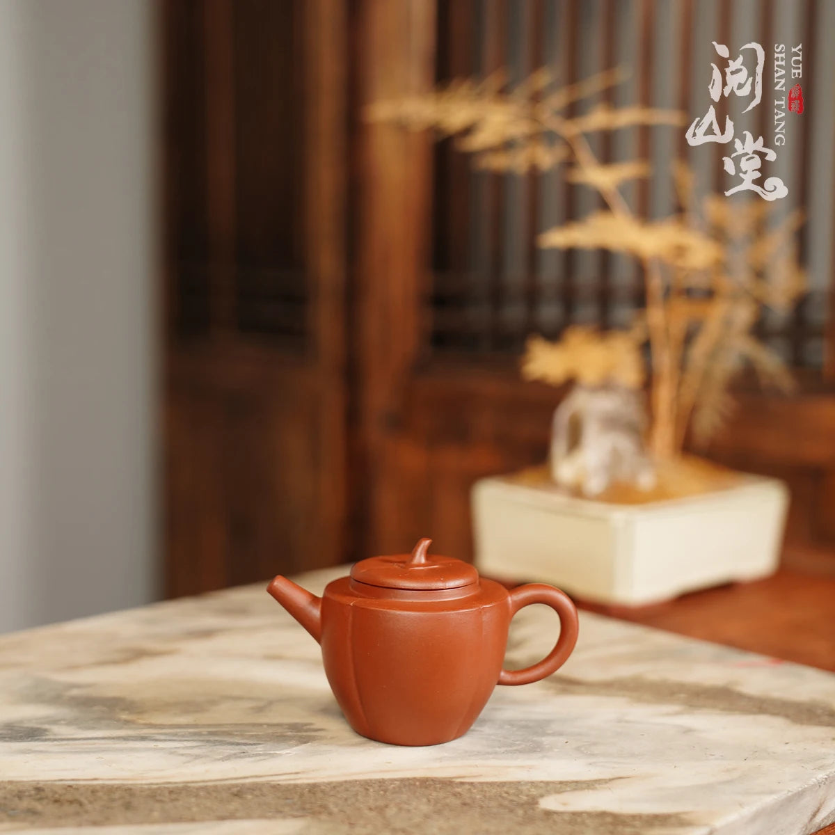 Yueshan Hall | Taiwan Backflow Early 1980 S Rice Cake Soil Column Foundation/Trophy/Level/Chrysanthemum Bud
