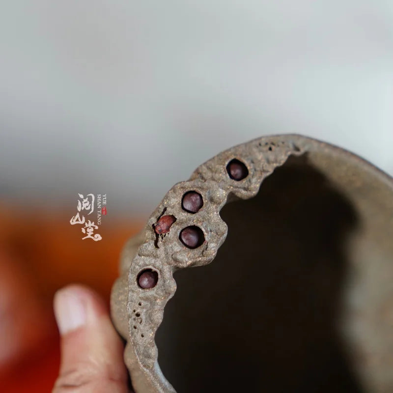 Yueshan Hall | Yipin Green Lotus Oversized Master Cup Boccaro cup Raw Ore Green Segment Mud Shi Yiting Pure Hand