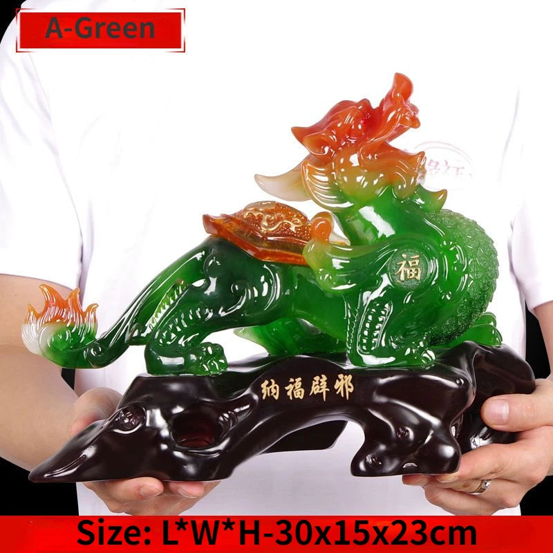 Yuxiu Pi Decoration Zhaocai Piqiu Shop Opening Gifts Fengshui Living Room Relocation Office Decoration Chinese Style