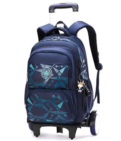 ZIRANYU school bag trolley bag for boys Kids School wheeled Bags on wheels wheeled backpack Children School Rolling backpack