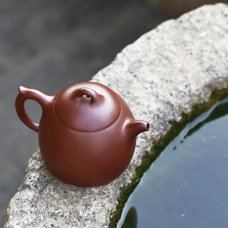 Zanghutianxia Authentic Handmade Purple Clay Teapot Yixing Famous High-End Tea Set Teapot Raw Ore Bottom Trough Qing Qin Quan Po