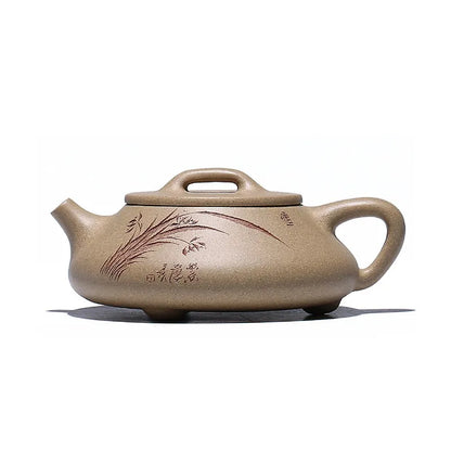 Zanghutianxia Authentic Yixing Original Yixing Clay Teapot Handmade Famous Teapot Lanqu Stone Ladle Teapot Household Tea Set