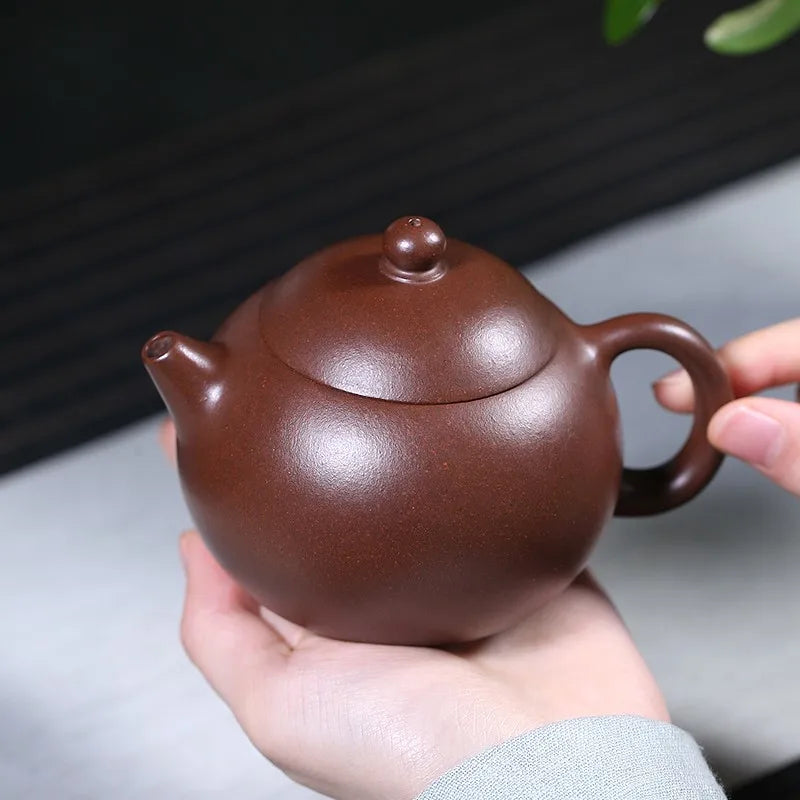 Zanghutianxia Authentic Yixing Zisha Teapot Handmade Teapot Crude Ore Old Purple Clay Household Zisha Tea Set Don't Be Funny Xi