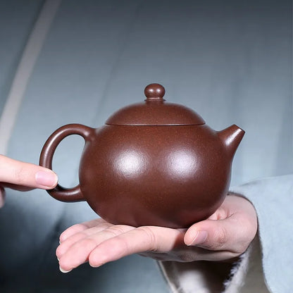 Zanghutianxia Authentic Yixing Zisha Teapot Handmade Teapot Crude Ore Old Purple Clay Household Zisha Tea Set Don't Be Funny Xi