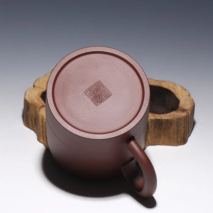 Zanghutianxia Boutique Boccaro Cup Raw Ore Bottom Trough Green Big Cup with Cover Office Cup Yixing Purple Sand Large Tea Cup Fa