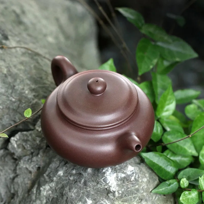 Zanghutianxia Handmade Yixing Famous Teapot Tea Set Crude Ore Old Purple Clay Handmade Teapot Single Teapot Jingzhou Antique Arc