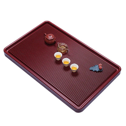 Zanghutianxia Household Bakelite Tea Tray Tea Set Bakelite Tray Simple Drainage Kung Fu Tea Tray Tea Pitcher Drain Teapot Platfo