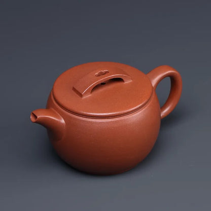 Zanghutianxia [Jingzhou Kiln Collection] Yixing Purple Clay Pot Handmade High-End Teapot Red Leather Dragon Purple Sand Tea Set