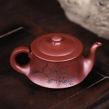 Zanghutianxia Large Capacity Yixing Famous Teapot Handmade Master Teapot Purple Sand Tea Set Factory 1 Purple Clay Handmade Croy