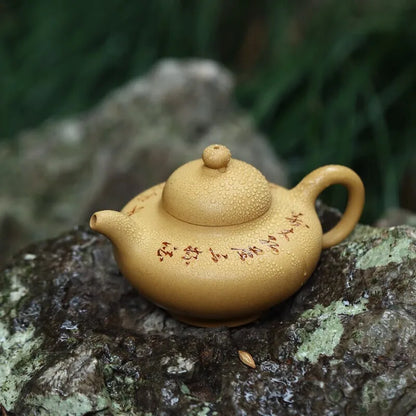 Zanghutianxia Large Capacity Yixing Zisha Teapot Handmade High-Grade Zisha Tea Set Raw Ore Section Crab Ovary Handmade Teapot Fu
