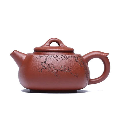 Zanghutianxia Purple Clay Teapot Master Handmade Teapot Raw Ore Yixing Famous Set Small Capacity Square Pot Letian Pot